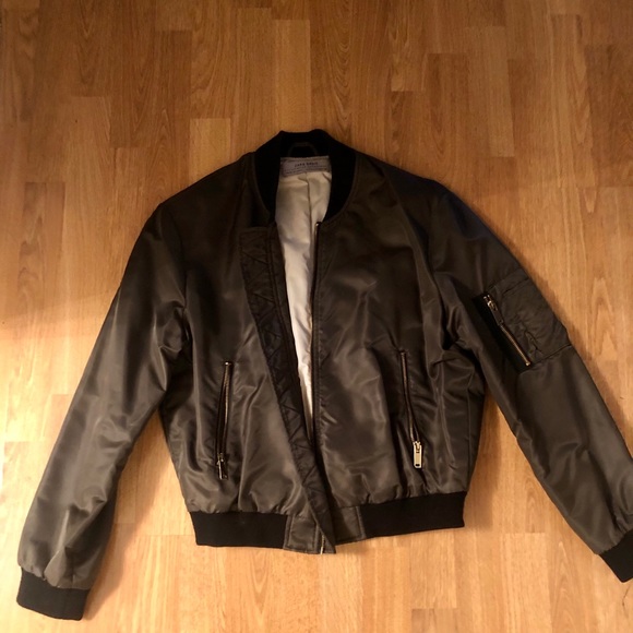 Green Bomber Jacket - Picture 2 of 4